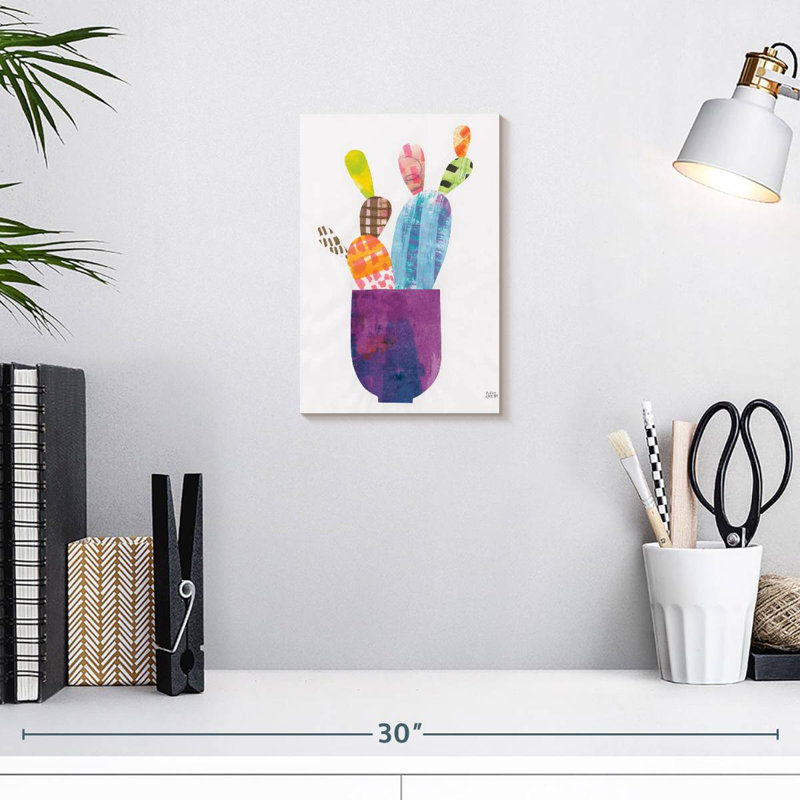 Harnek Collage Cactus II, H 12 po x l 8 po