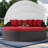 Convene Wicker Rattan Outdoor Patio Canopy Sectional Daybed-1220764077