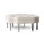 Harlow Boucle and Velvet Tufted Ottoman-36404920