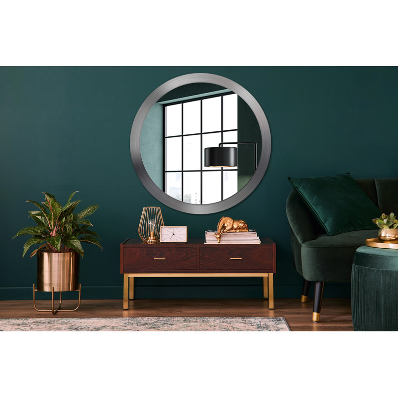Huldar Glass Flat Wall Mirror