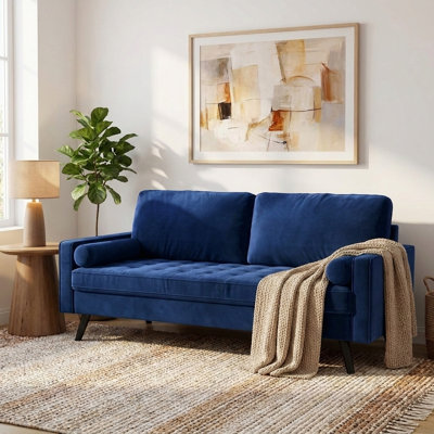 Falco 70" Velvet Square Arm Sofa