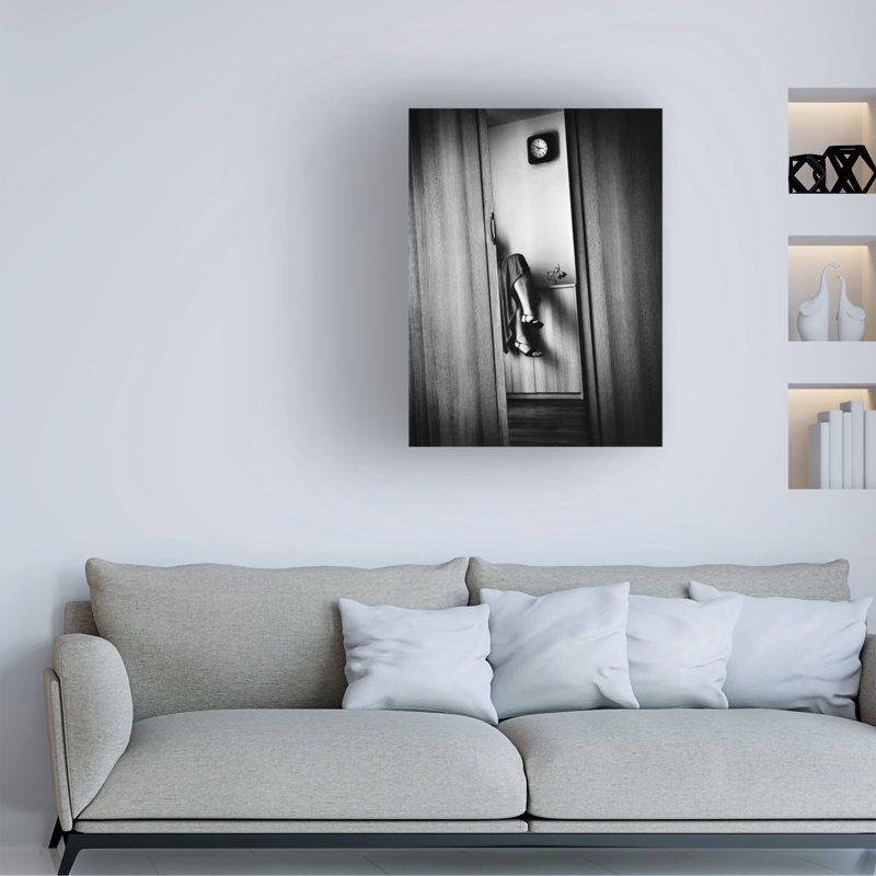 Art mural sur toile tendue - Samanta Krivec «Randevao», art mural pour salon, chambre à coucher ou bureau - 14 x 19
