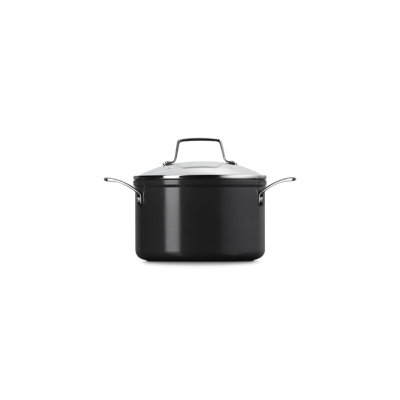 Le Creuset Essential Non-Stick Ceramic Stockpot With Glass Lid 4 Qt.