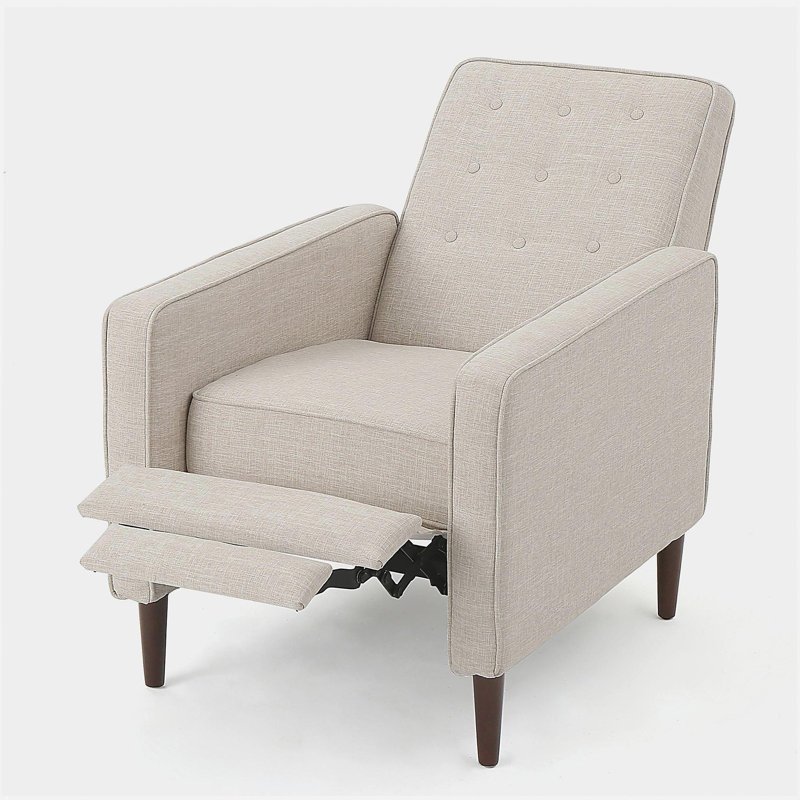 Canapé inclinable en tissu Mid-Century, Blé