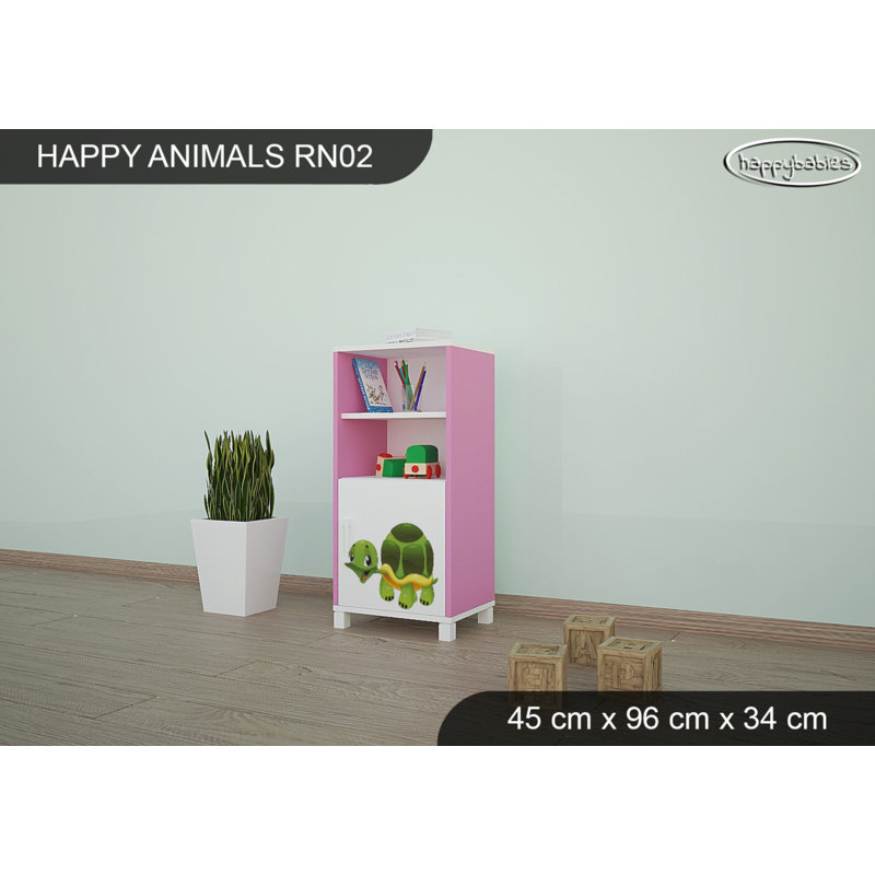 45cm W Animals Kids Cube, Pink