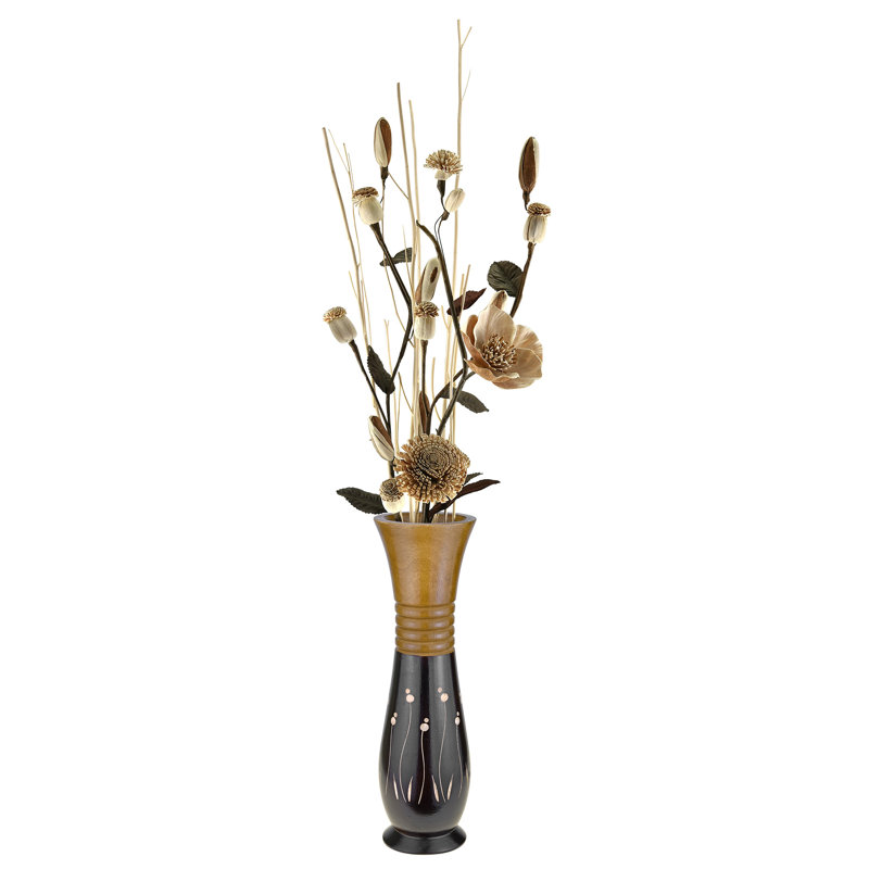Handmade Wood Table Vase