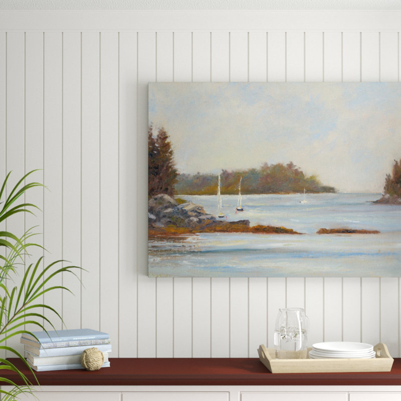 «Safe Cove» par Marilyn Wendling, reproduction d'art sur toile, H 24 po x l 32 po x P 2 po