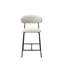 Luna Fabric Counter Bar Stool-1252567402