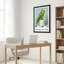 «Parrot On Roll», reproduction d'art sur toile tendue sur toile, ensemble de 1-391336715