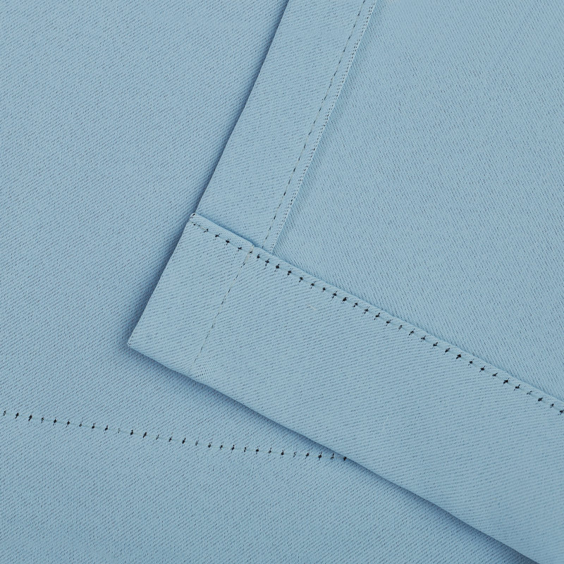 Paire de rideaux obscurcissant avec œillets Millendon, L 52 po x L 84 po, Bleu pâle
