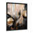 Impression noire sur toile encadrée sélectionné