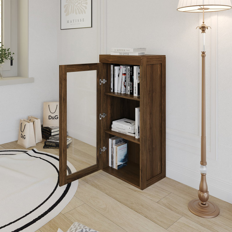 DOOR CABINET IN BROWN, Brown