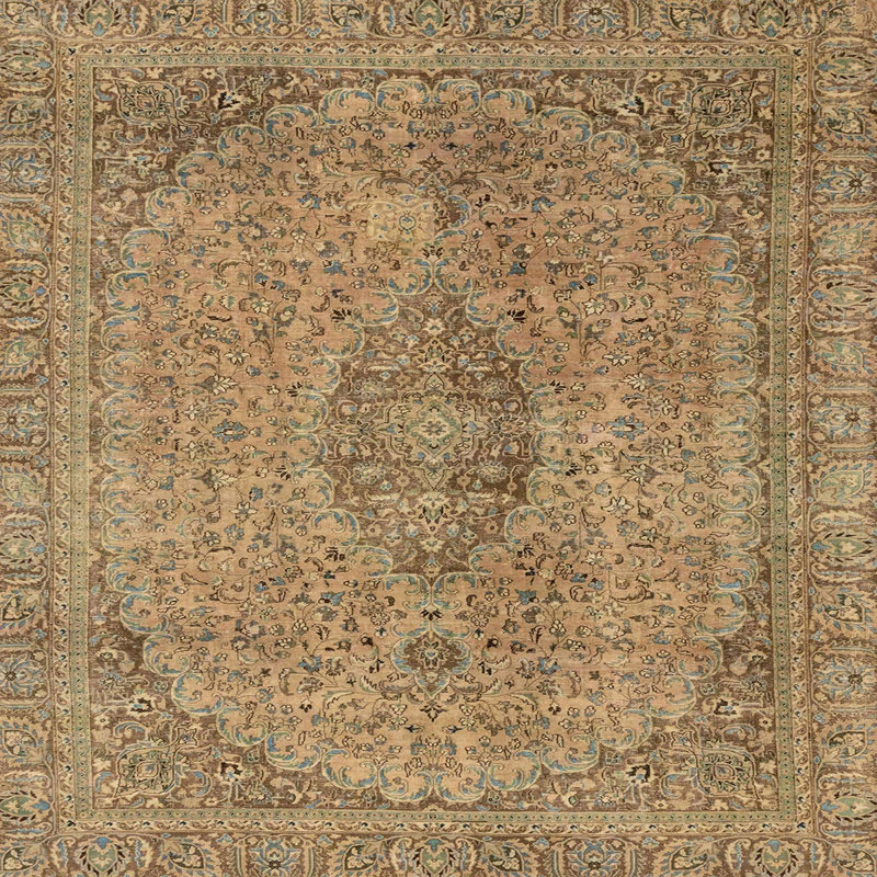Tapis abstrait moderne 2110, Carré 8 pi