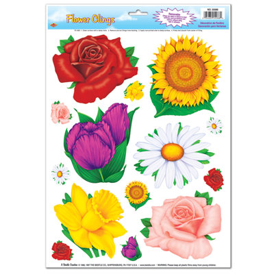 Bouquets de fleurs - 12 po x 17 po Sh - paquet de 12