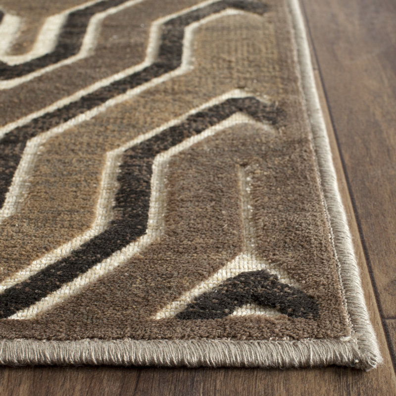 SantaAna Geometric Hand Woven Area Rug, Rectangle 79 x 122 cm