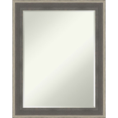 Cottage Half-Inch-Bevel Wood Framed Wall Mirror