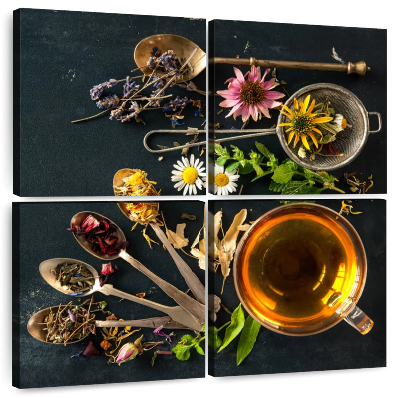 Yarlin Flower Tea, 38" H x 38" W