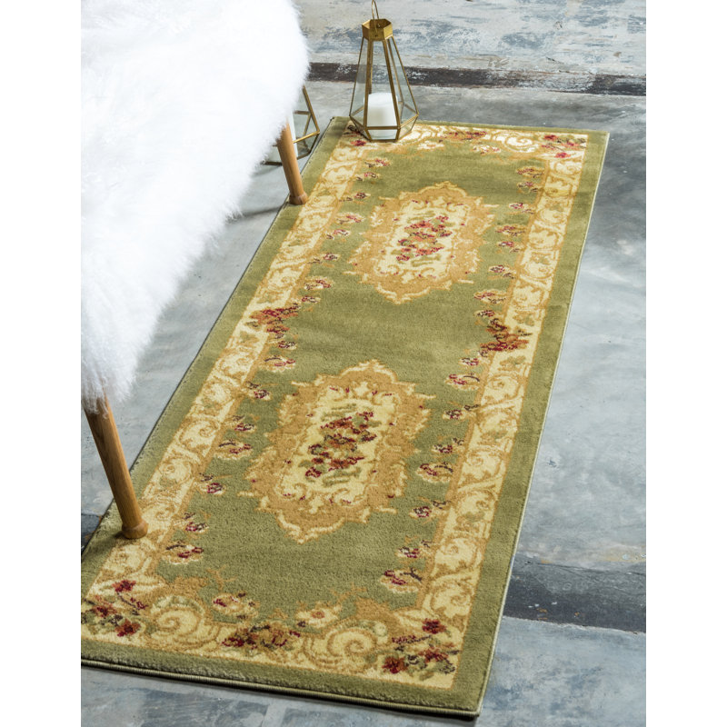 Floral Area Rug, Runner 61 x 244cm