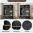 Modern Hall Tree With Seating Bench, 13 Compartments And Coat Rack-2068694459
