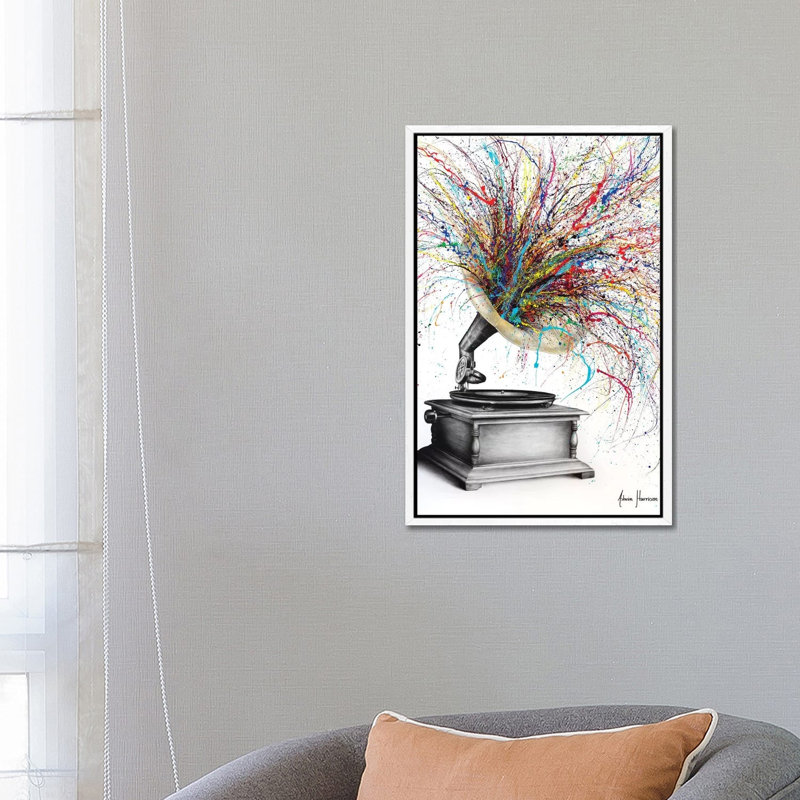 Supreme Forte by Ashvin Harrison - Print on Canvas, White Framed, 66.04 cm H x 45.72 cm W