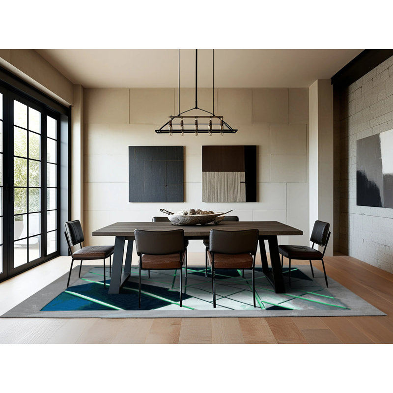 Stellar Mosaic Rug, Round 4'