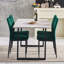Velvet Upholstered Dining Chair Set High Back-1284826967