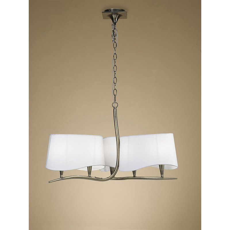 Cole 6 - Light Chandelier, Polished Chrome