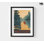 Reproduction d'affiche d'art canot, impression encadrée de canotage, art mural surdimensionné d'affiche de canot, affiche de paysage de lac, impression d'art de montagne 24 x 32 po