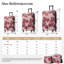 Ensemble de valises 5 pièces, valises rigides et légères 20 "24" 28 "avec étuis 8" 14 "-130603839