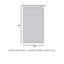 Rideaux transparents blancs 84 po