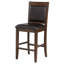 Chaise de salle à manger rembourrée en noyer (ensemble de 2) | Idée de cadeau