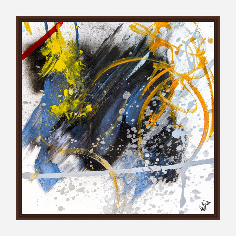Hematite - Artist Enhanced Canvas Print, Black Framed Canvas, 30" H x 30" W x 1.75" D