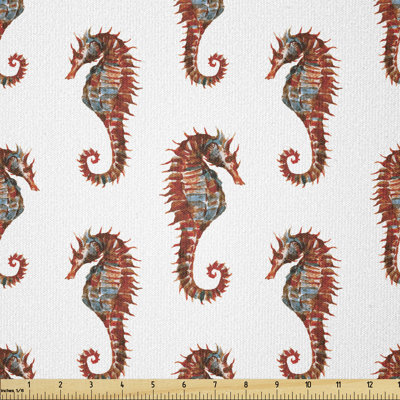 Correyn Watercolor Seahorse Multi-Purpose Fabric