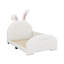 Twin Size Upholstered Rabbit-Shape Princess Bed-853543131