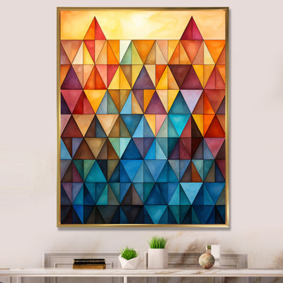 Judaism Sephardic Heritage Geometric Mosaic - Print