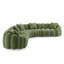 Winnie 365.8Cm Chenille Round Arms Modular Sofa