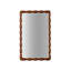 Mid-Century Modern Mirror With Solid Wood Frame (Includes Mirror Only)