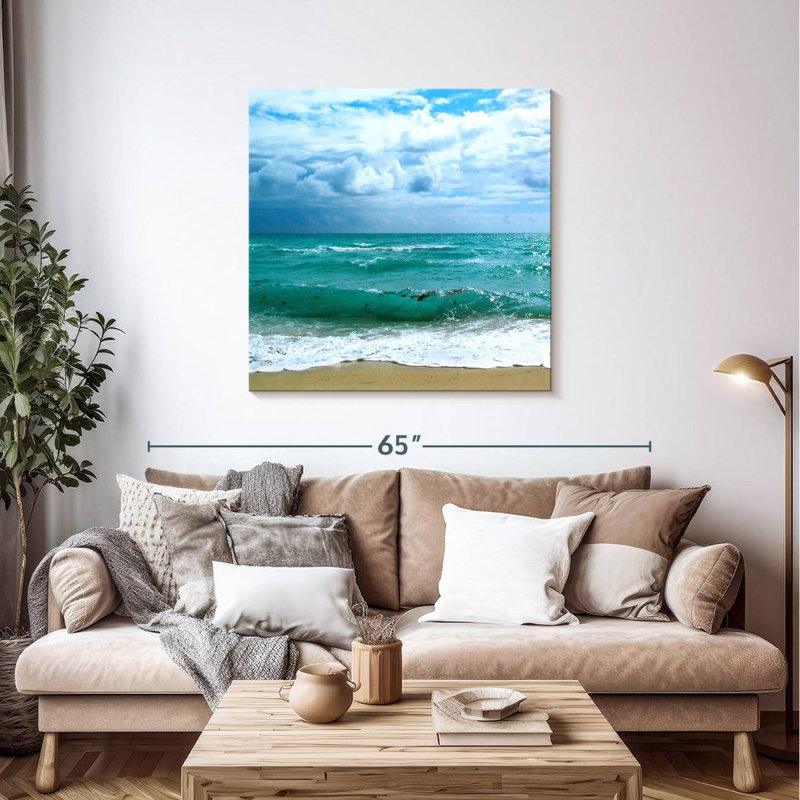 Gillard bleu sarcelle Surf II, H 39 po x l 39 po