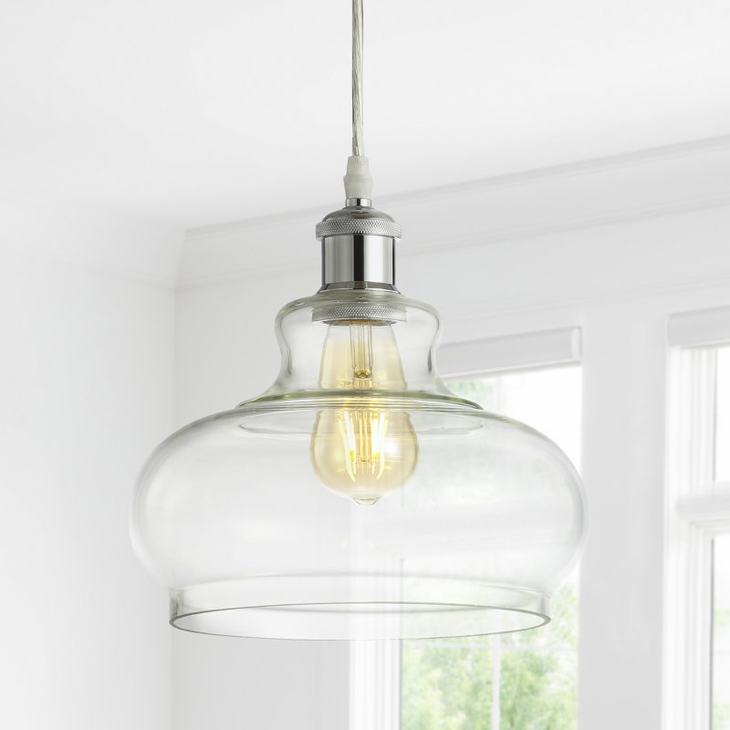 Pinner 1 - Light Chrome Single Pendant