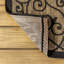 Tapis intérieur / extérieur noir / kaki Haggerty-155160599