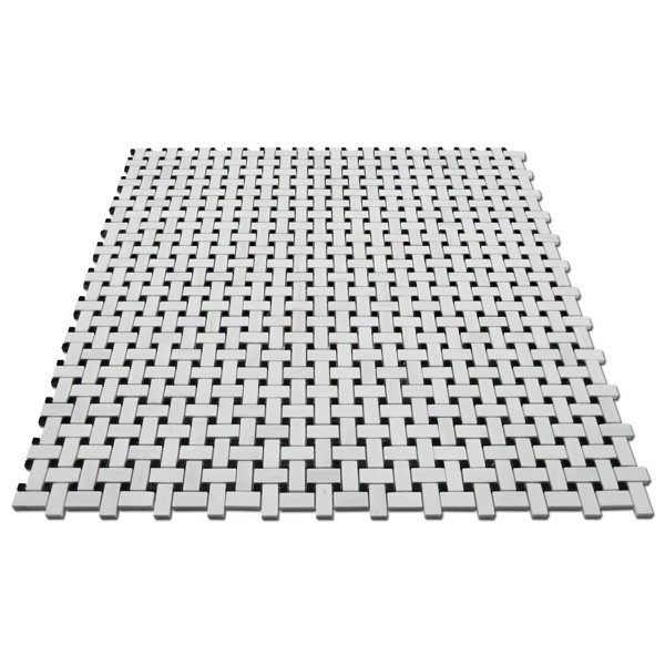 BASKET WEAVE MOSAIC POLISHED