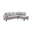 Eolia 97"Right Hand Facing Sofa & Chaise-84031019