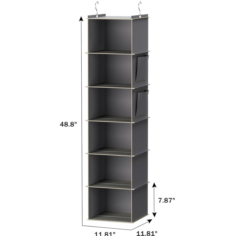 Rangement suspendu en tissu Meichelle