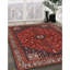 Tapis en laine rouge / noir-304535113