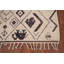 Tapis ivoire en laine All-Over Trellis