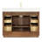 Amella 48'' Free Standing Single Bathroom Vanity with Quartz Top-741139779