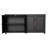 Retro 4 Doors Storage Cabinet With Adjustable Shelves-881770080