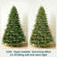 Arbre de Noël artificiel vert pré-éclairé-1617459515