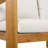 Canaan Patio 5-Piece Acacia Wood Conversation Set With Cushions