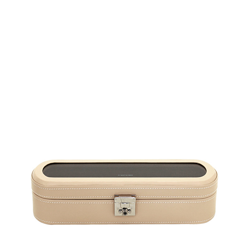 Cordoba Leather Watch Box, Beige